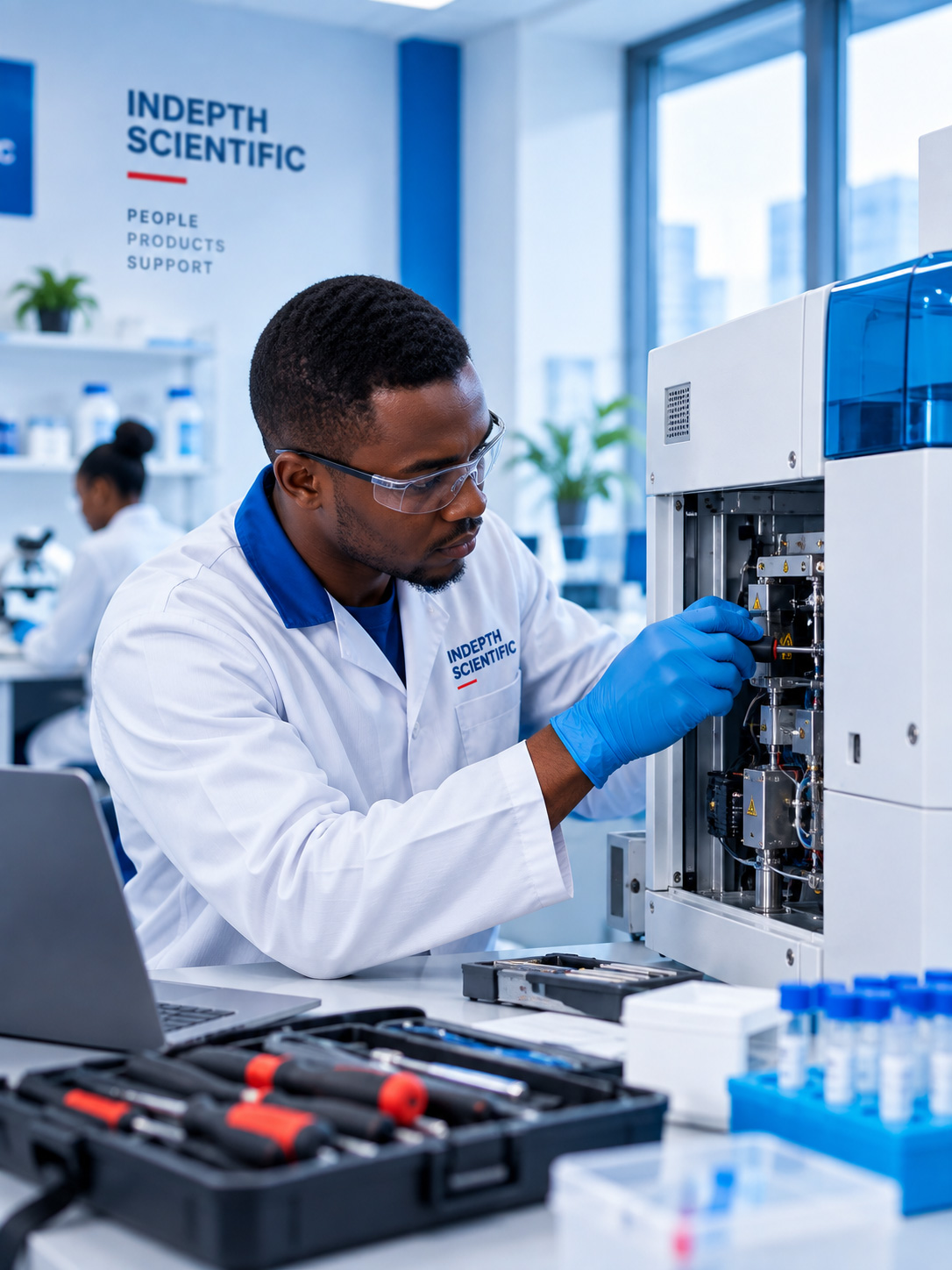 Indepth Scientific technical support for laboratory equipment
